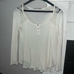 American Rag White Sweater Long-Sleeve